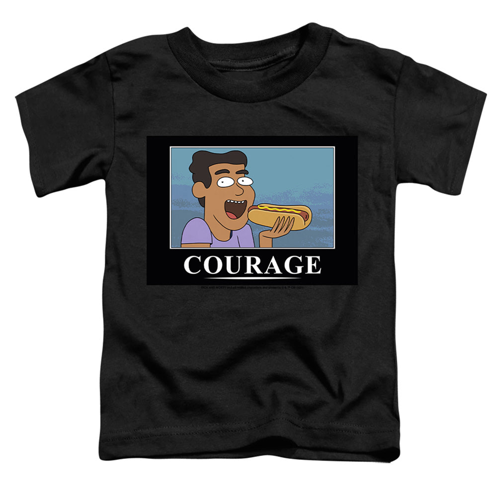 Rick and Morty Courage Poster - Toddler T-Shirt Toddler T-Shirt Rick and Morty   