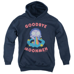 Rick and Morty Goodbye Moonmen - Youth Hoodie Youth Hoodie (Ages 8-12) Rick and Morty   