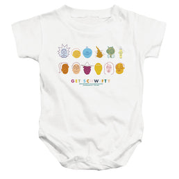 Rick and Morty Get Schwifty - Baby Bodysuit Baby Bodysuit Rick and Morty   