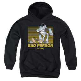 Rick and Morty Bad Person - Youth Hoodie Youth Hoodie (Ages 8-12) Rick and Morty   