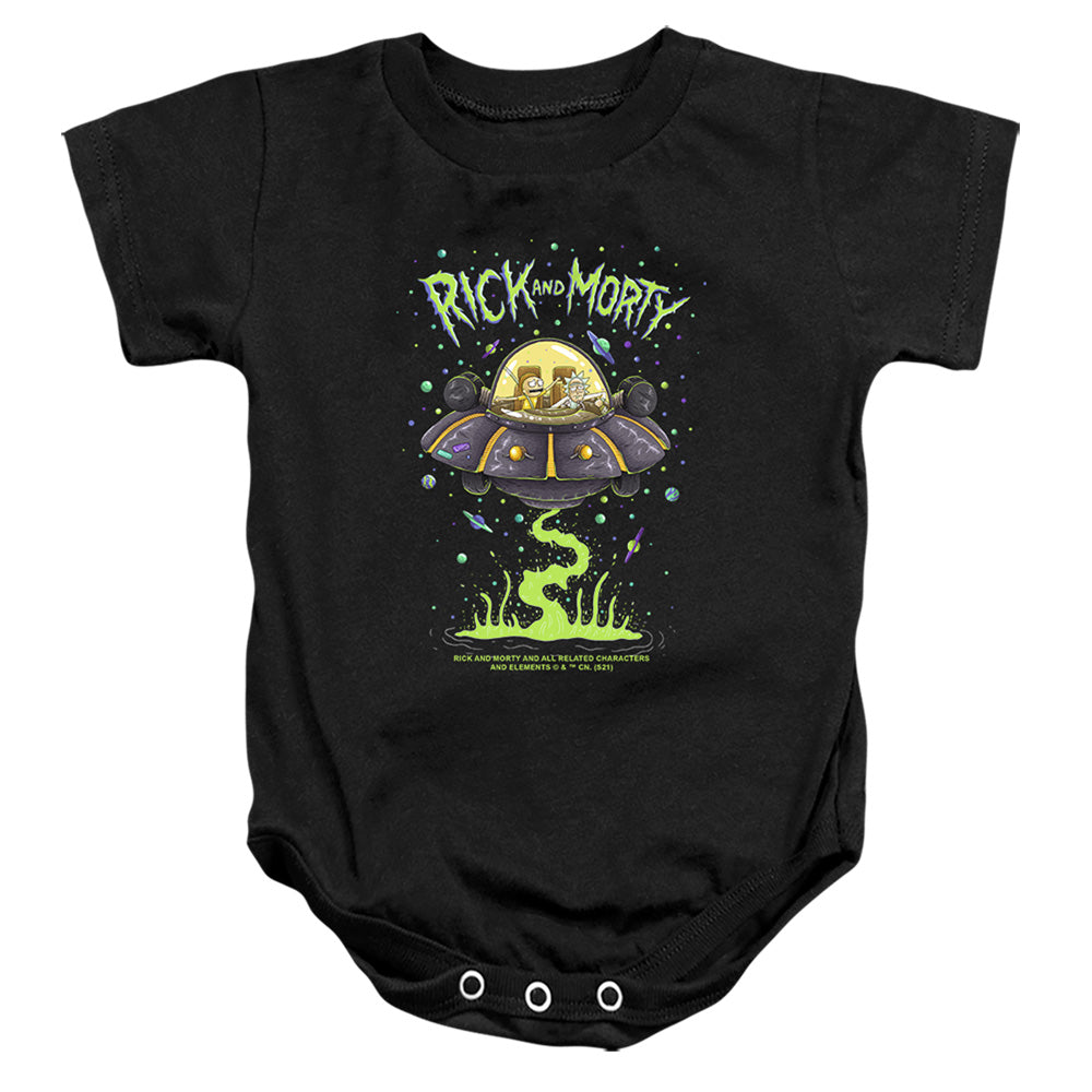 Rick and Morty Drunk Rick Ship - Baby Bodysuit Baby Bodysuit Rick and Morty   