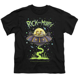 Rick and Morty Drunk Rick Ship - Youth T-Shirt Youth T-Shirt (Ages 8-12) Rick and Morty   