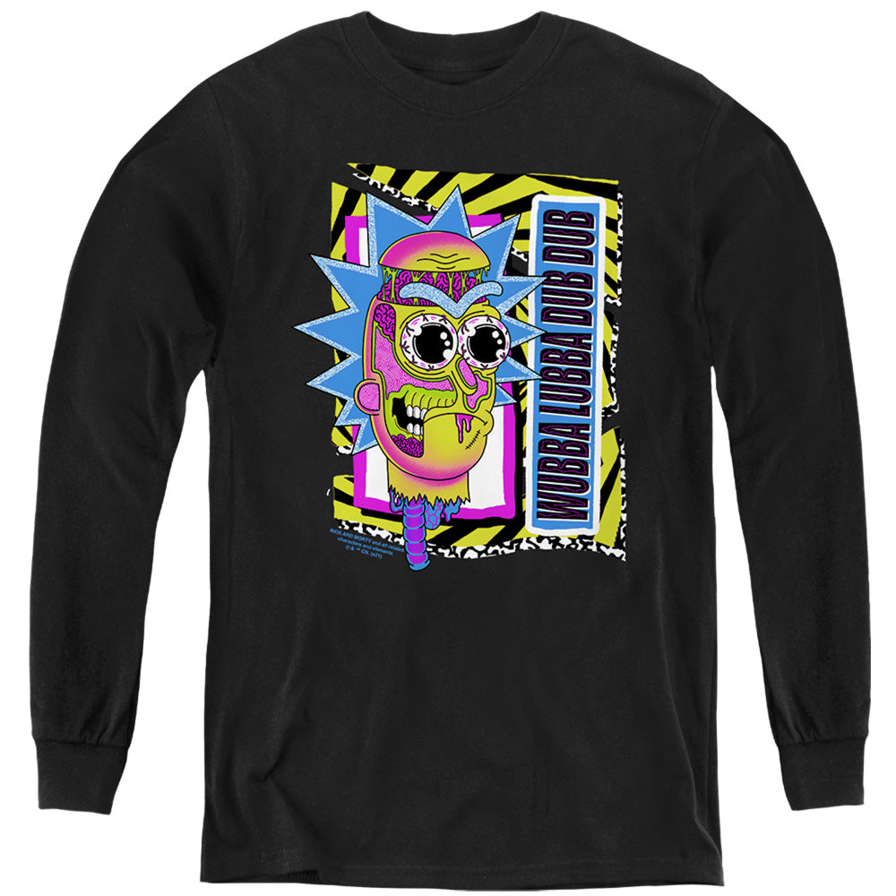 Rick and Morty Wubba Lubba Dub Dub - Youth Long Sleeve T-Shirt Youth Long Sleeve T-Shirt Rick and Morty   