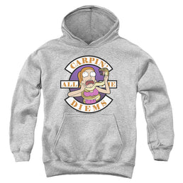 Rick and Morty Carp En All Them Diems - Youth Hoodie Youth Hoodie (Ages 8-12) Rick and Morty   