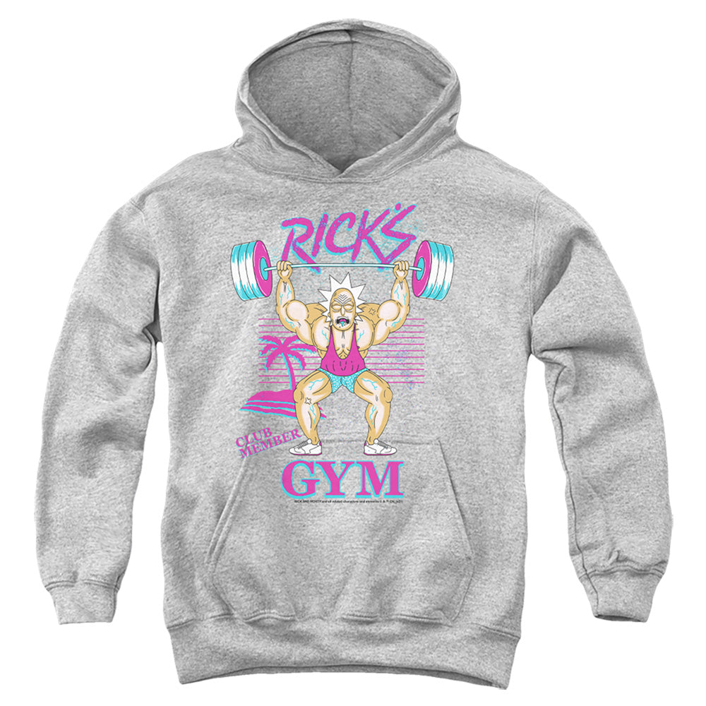 Rick and Morty Ricks Gym - Youth Hoodie Youth Hoodie (Ages 8-12) Rick and Morty   