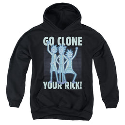 Rick and Morty Go Clone Your Rick - Youth Hoodie Youth Hoodie (Ages 8-12) Rick and Morty   