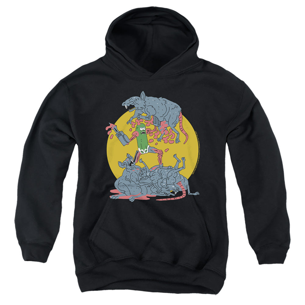 Rick and Morty The Adventures Of Pickle Rick - Youth Hoodie Youth Hoodie (Ages 8-12) Rick and Morty   