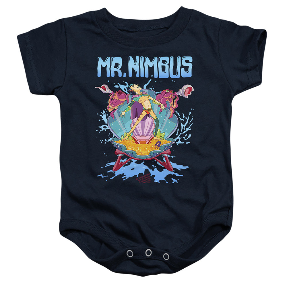 Rick and Morty Mr. Nimbus Design - Baby Bodysuit Baby Bodysuit Rick and Morty   