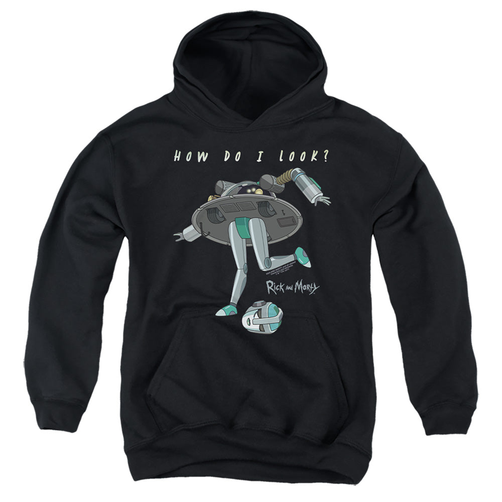Rick and Morty How Do I Look? - Youth Hoodie Youth Hoodie (Ages 8-12) Rick and Morty   