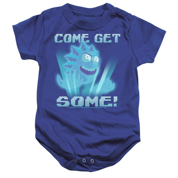 Royal baby bodysuit with Rick and Morty Come Get Some graphic