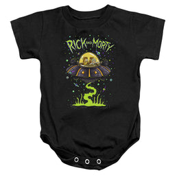 Rick and Morty Ufo - Baby Bodysuit Baby Bodysuit Rick and Morty   