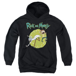 Rick and Morty Portal - Youth Hoodie Youth Hoodie (Ages 8-12) Rick and Morty   