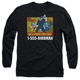 Harvey Birdman Birdman Ad - Men's Long Sleeve T-Shirt Men's Long Sleeve T-Shirt Harvey Birdman   