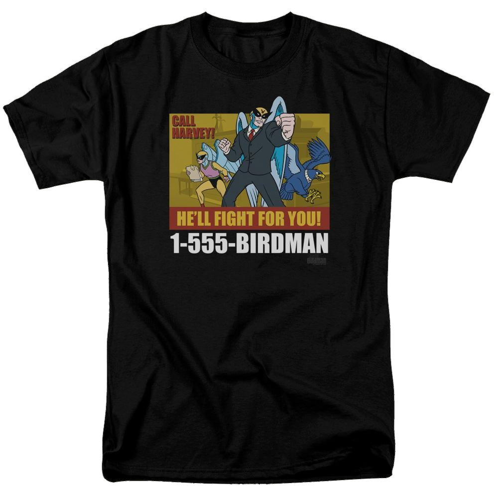 Harvey Birdman Birdman Ad - Men's Regular Fit T-Shirt Men's Regular Fit T-Shirt Harvey Birdman   