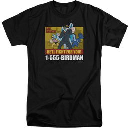 Harvey Birdman Birdman Ad - Men's Tall Fit T-Shirt Men's Tall Fit T-Shirt Harvey Birdman   