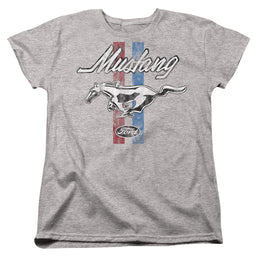 Ford Mustang Stripes - Women's T-Shirt Women's T-Shirt Ford   