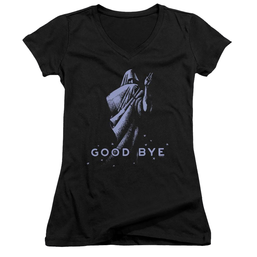 Hasbro Ouija Board Good Bye - Juniors V-Neck T-Shirt Juniors V-Neck T-Shirt Ouija   