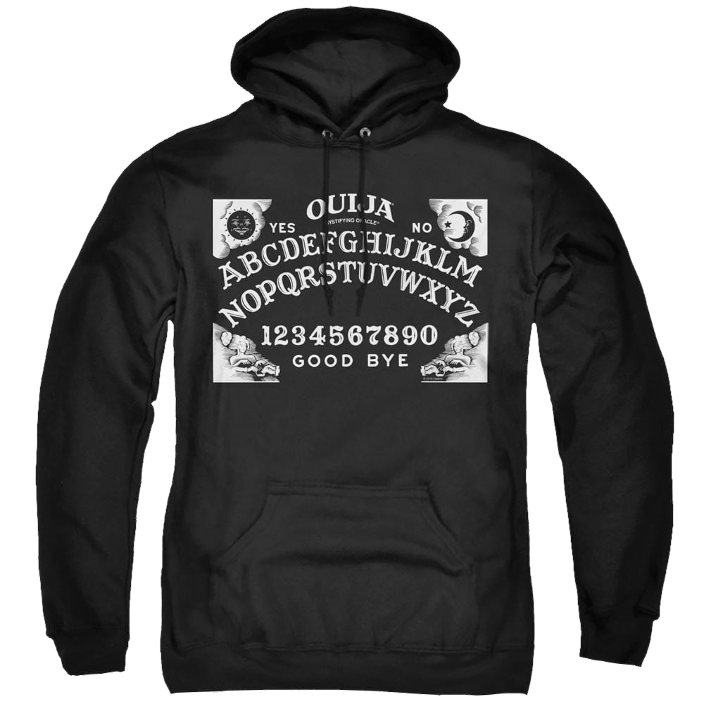 Hasbro Ouija Board On Black - Pullover Hoodie Pullover Hoodie Ouija   