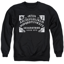 Hasbro Ouija Board On Black - Men's Crewneck Sweatshirt Men's Crewneck Sweatshirt Ouija   