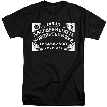 Hasbro Ouija Board On Black - Men's Tall Fit T-Shirt Men's Tall Fit T-Shirt Ouija   