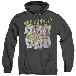 Hasbro Who Dunnit - Heather Pullover Hoodie Heather Pullover Hoodie Clue   