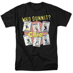 Hasbro Gaming Clue Who Dunnit - Men's Regular Fit T-Shirt Men's Regular Fit T-Shirt Clue   