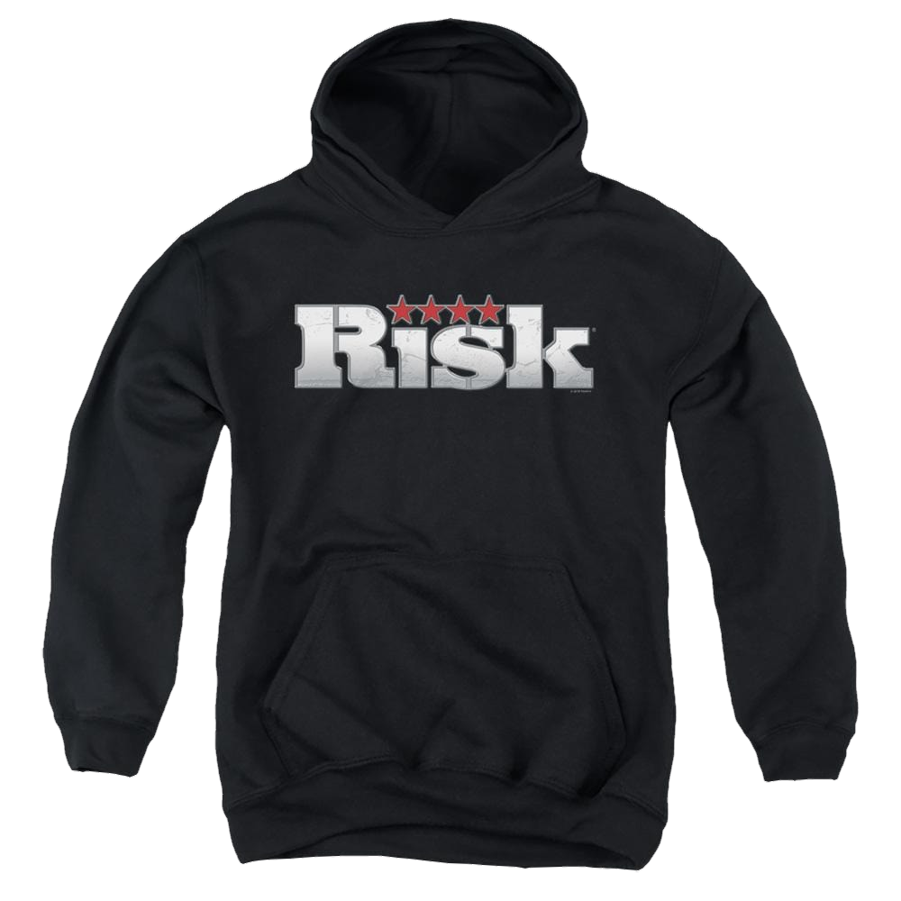 Hasbro Risk Logo - Youth Hoodie Youth Hoodie (Ages 8-12) Risk   