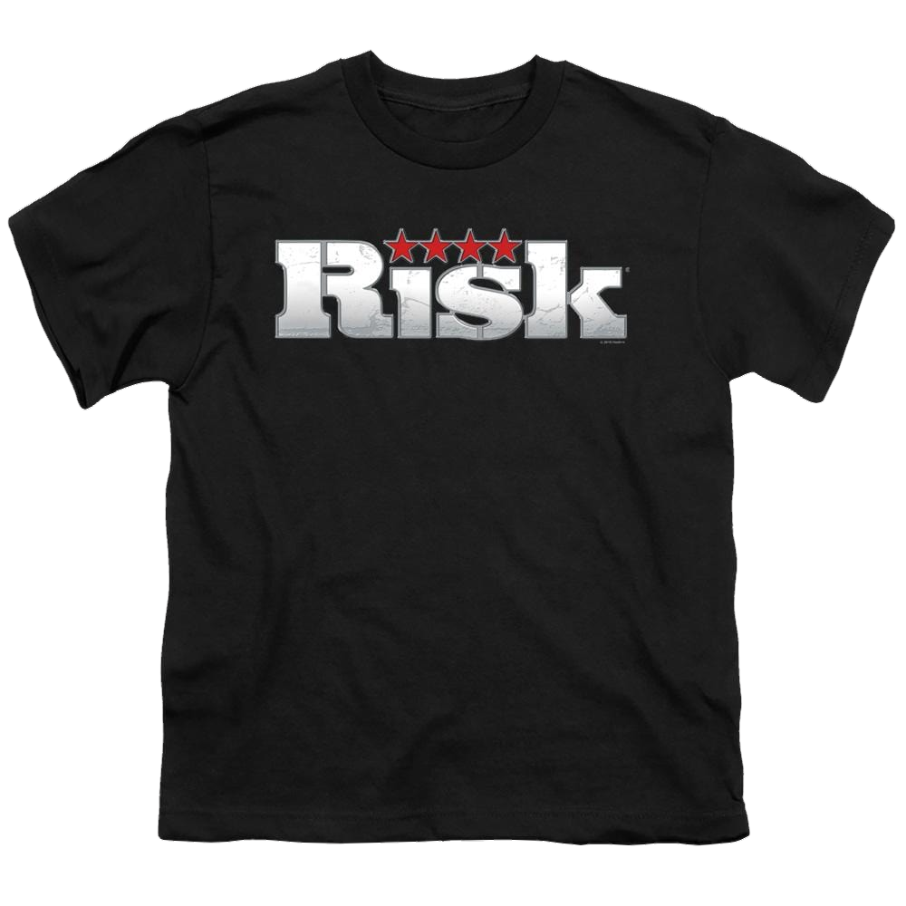 Hasbro Risk Logo - Youth T-Shirt Youth T-Shirt (Ages 8-12) Risk   
