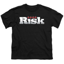 Hasbro Risk Logo - Youth T-Shirt Youth T-Shirt (Ages 8-12) Risk   