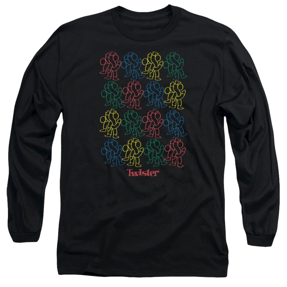 Hasbro Twister Retro Fashion Icon - Men's Long Sleeve T-Shirt Men's Long Sleeve T-Shirt Twister   