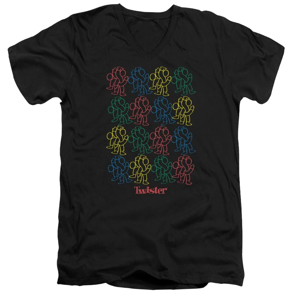 Hasbro Twister Retro Fashion Icon - Men's V-Neck T-Shirt Men's V-Neck T-Shirt Twister   