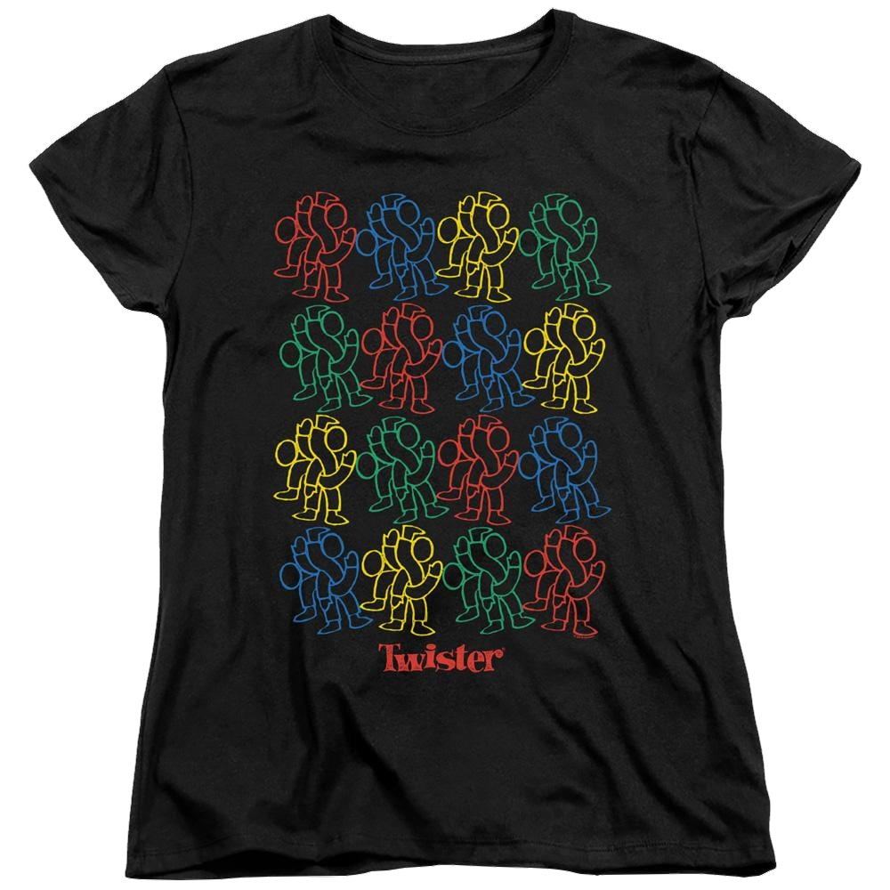 Hasbro Twister Retro Fashion Icon - Women's T-Shirt Women's T-Shirt Twister   