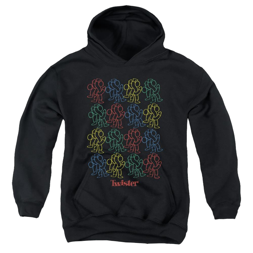 Hasbro Twister Retro Fashion Icon - Youth Hoodie Youth Hoodie (Ages 8-12) Twister   