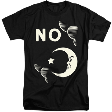 Black men's tall fit t-shirt with Ouija Hasbro No graphic