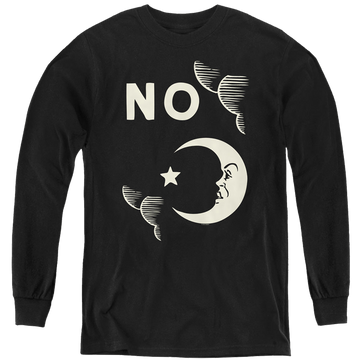 Black youth long sleeve t-shirt with Ouija Hasbro No graphic