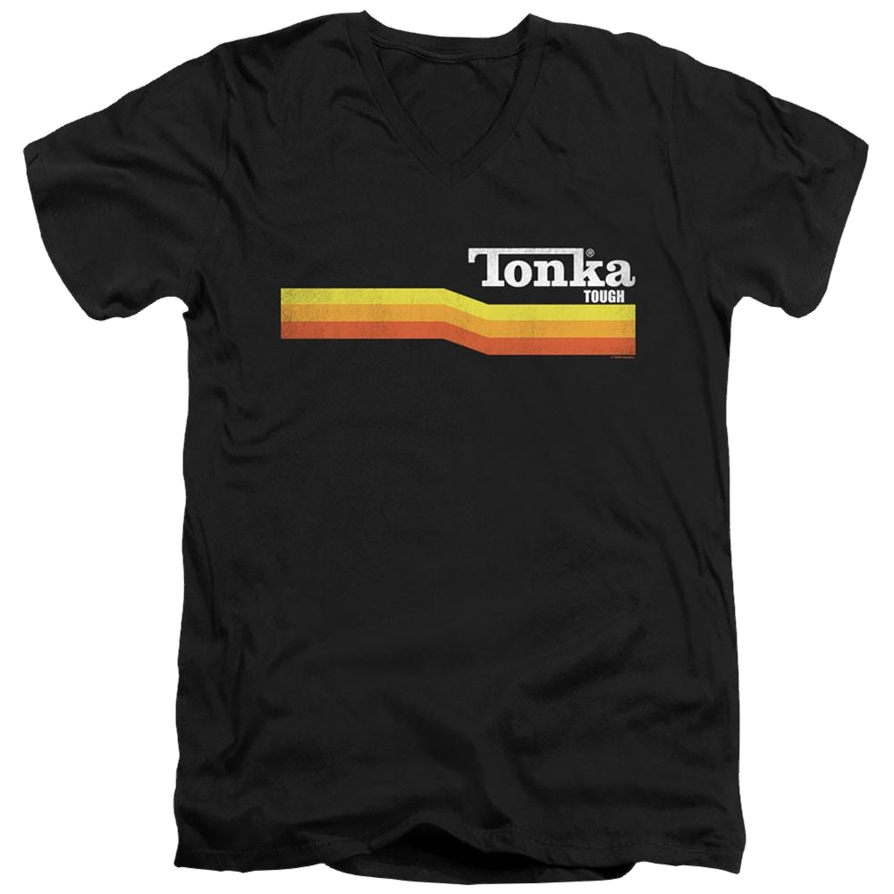 Hasbro Tonka Stripe - Men's V-Neck T-Shirt Men's V-Neck T-Shirt Tonka   