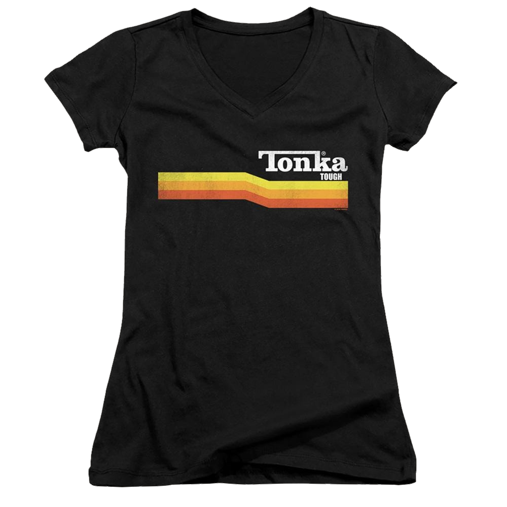 Hasbro Tonka Stripe - Juniors V-Neck T-Shirt Juniors V-Neck T-Shirt Tonka   