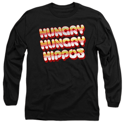 Hungry Hungry Hippos Vintage Logo - Men's Long Sleeve T-Shirt Men's Long Sleeve T-Shirt Hungry Hungry Hippos   