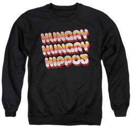 Hungry Hungry Hippos Vintage Logo - Men's Crewneck Sweatshirt Men's Crewneck Sweatshirt Hungry Hungry Hippos   