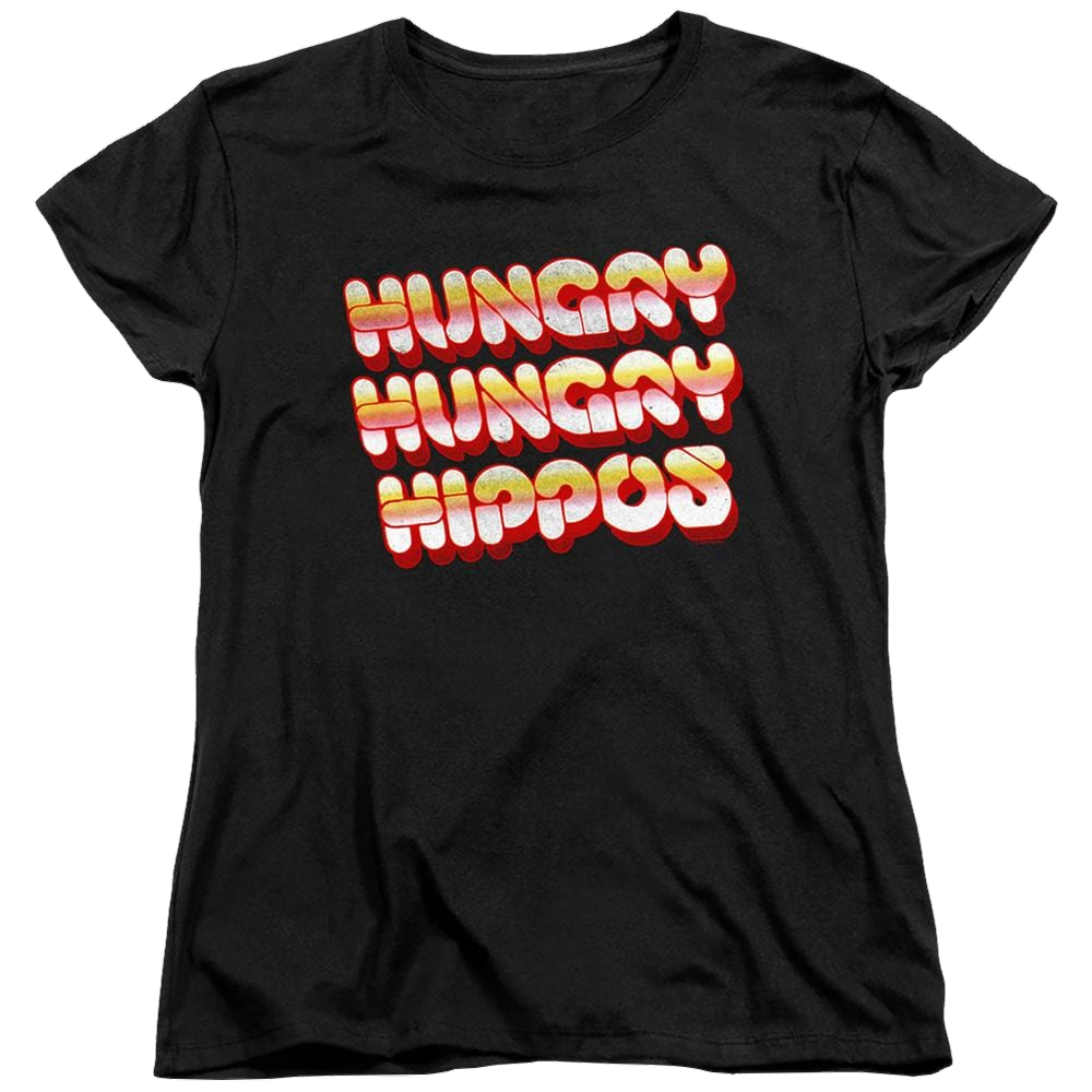 Hungry Hungry Hippos Vintage Logo - Women's T-Shirt Women's T-Shirt Hungry Hungry Hippos   