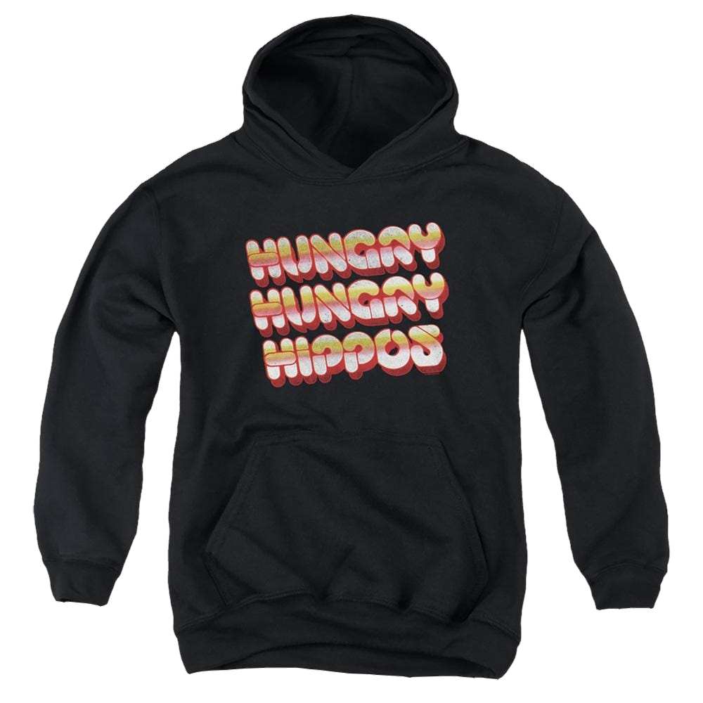 Hungry Hungry Hippos Vintage Logo - Youth Hoodie Youth Hoodie (Ages 8-12) Hungry Hungry Hippos   