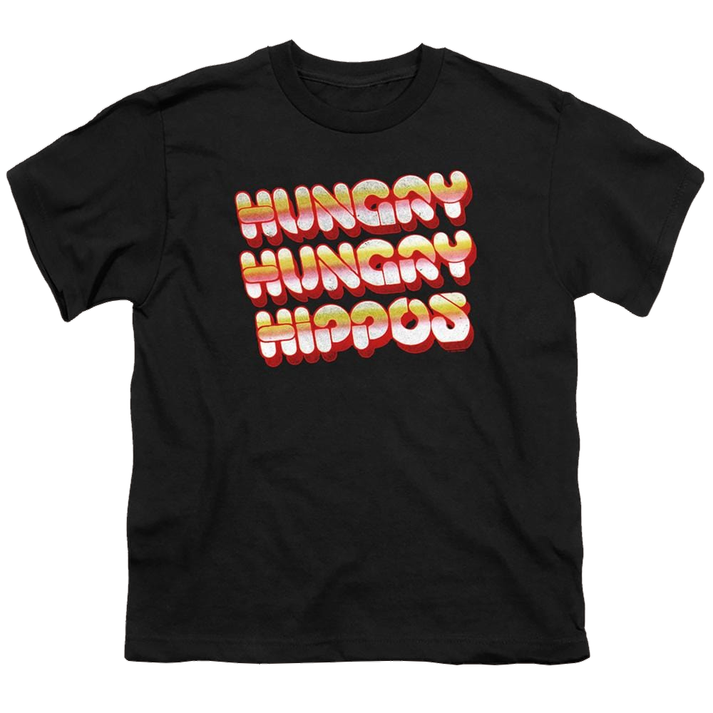 Hungry Hungry Hippos Vintage Logo - Youth T-Shirt Youth T-Shirt (Ages 8-12) Hungry Hungry Hippos   