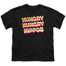 Hungry Hungry Hippos Vintage Logo - Youth T-Shirt Youth T-Shirt (Ages 8-12) Hungry Hungry Hippos   