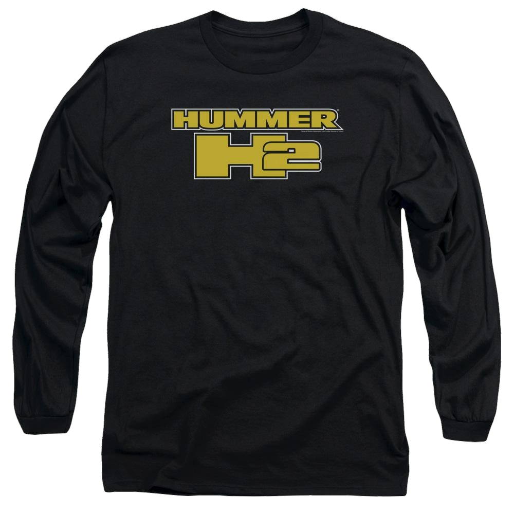 Hummer H2 Block Logo Men's Long Sleeve T-Shirt Men's Long Sleeve T-Shirt Hummer   