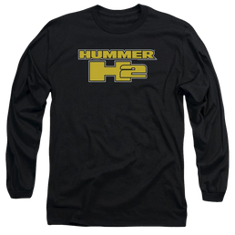 Hummer H2 Block Logo Men's Long Sleeve T-Shirt Men's Long Sleeve T-Shirt Hummer   