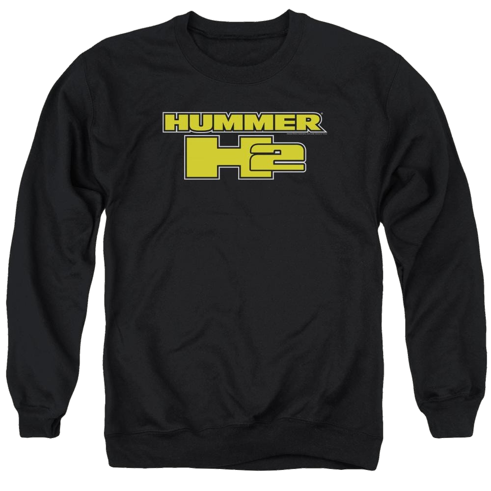 Hummer H2 Block Logo Men's Crewneck Sweatshirt Men's Crewneck Sweatshirt Hummer   