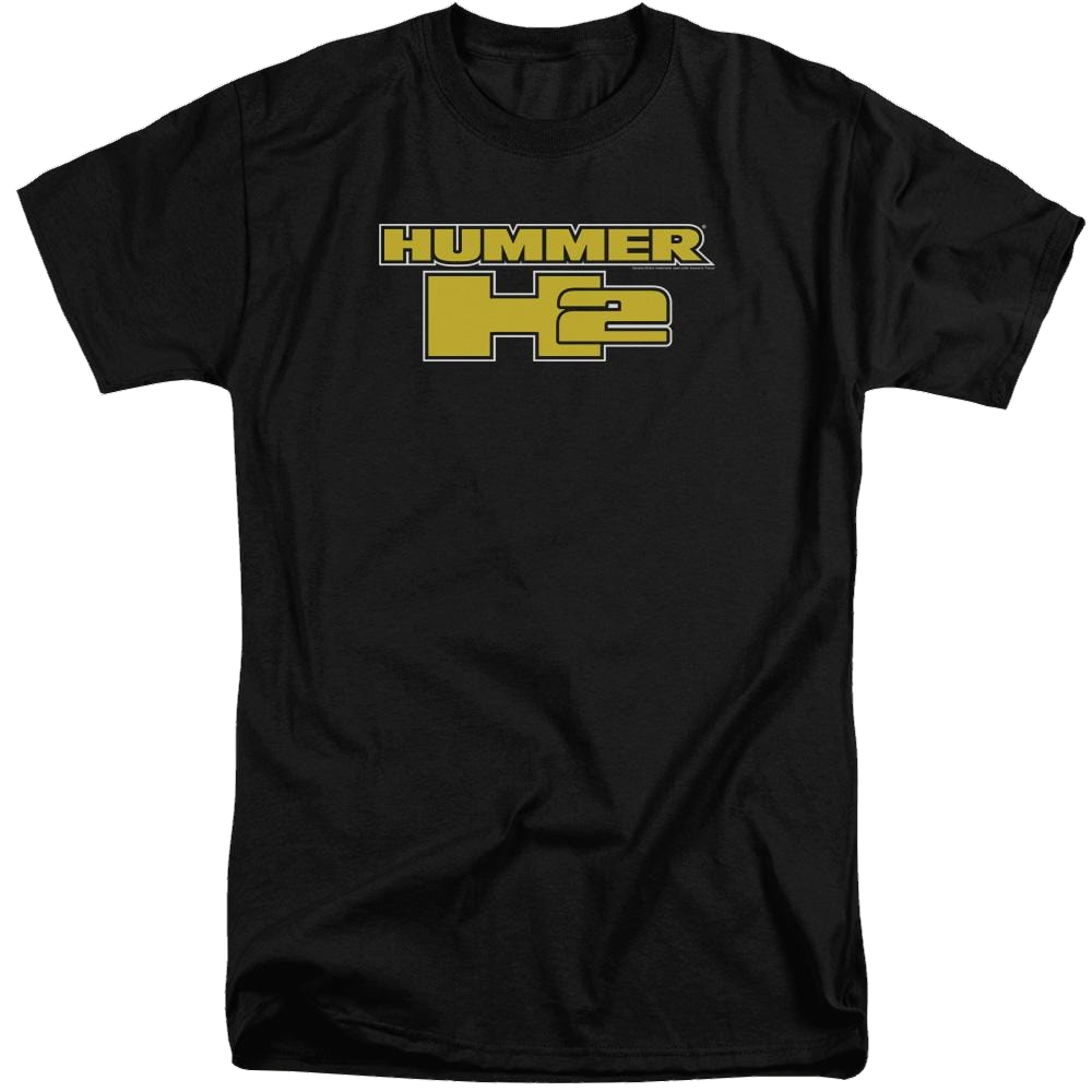 Hummer H2 Block Logo Men's Tall Fit T-Shirt Men's Tall Fit T-Shirt Hummer   