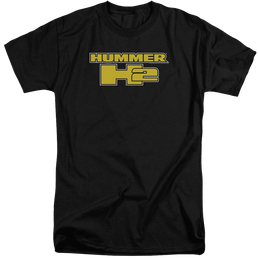 Hummer H2 Block Logo Men's Tall Fit T-Shirt Men's Tall Fit T-Shirt Hummer   