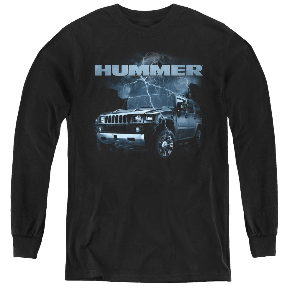 Hummer Stormy Ride - Youth Long Sleeve T-Shirt Youth Long Sleeve T-Shirt Hummer   