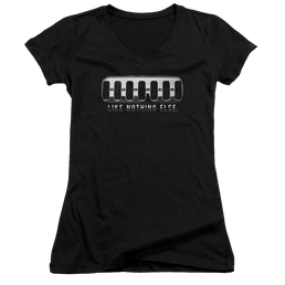 Hummer Grill Juniors V-Neck T-Shirt Juniors V-Neck T-Shirt Hummer   